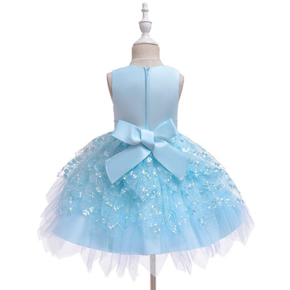 Clothing Baby Girls Middle And Small Children Kindergarten Dresses