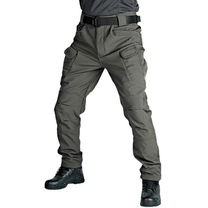 Men's Winter Fleece-lined Waterproof Tactical Pants