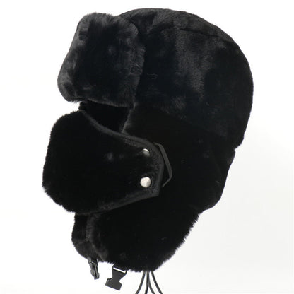 Ushanka Imitation Rabbit Fur Earmuffs Hat