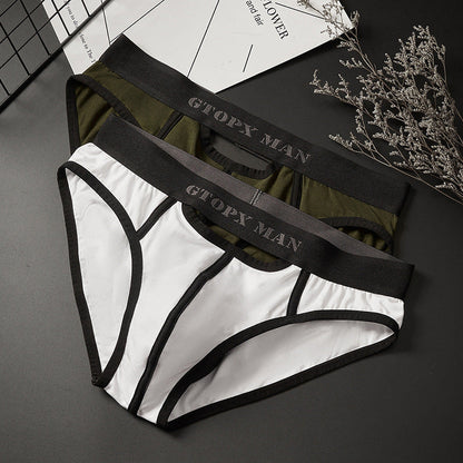 Men's Low Waist Skylight Sexy Briefs