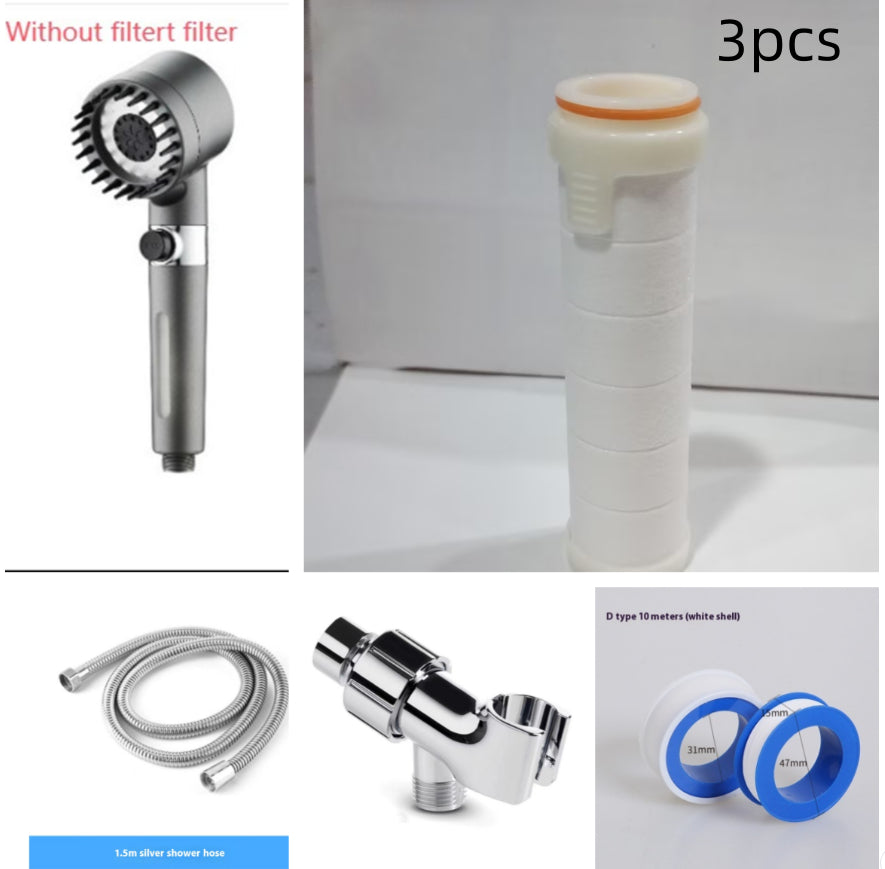 Snowflake Spray Filter Purified Water Pressurized Showerhead Nozzle