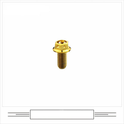 EFsolid Titanium Alloy Motorcycle Flange Screw