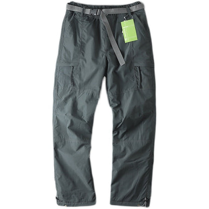 Windproof Waterproof Men's Straight Winter Pants