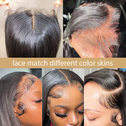 Short Bob Straight Lace Front Wig Human Hair