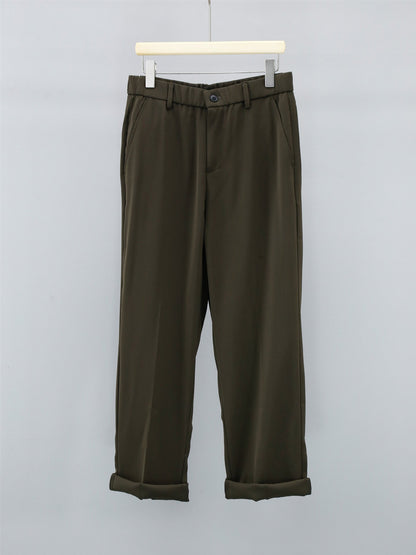 Men's Twill Loose Straight Casual Pants