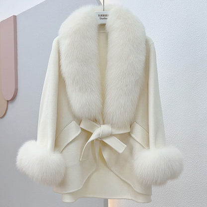 Real Wool Woolen Autumn And Winter Cape Top