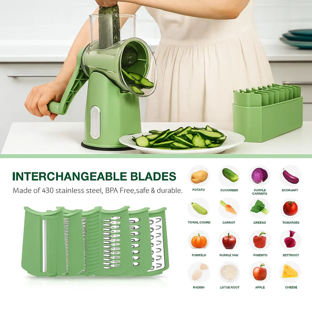 Grate Turn 5-in-1 food shredder