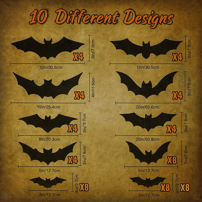 LED SpookyGlow Bat Decor