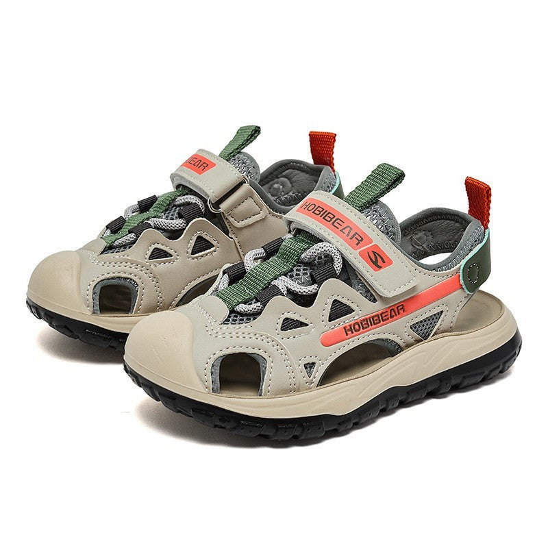 Summer Children's Sandals Beach Solid Color