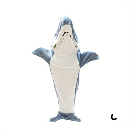 Shark Onesie Blanket Hoodie Flannel Sleeping Bag