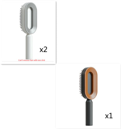 Self Cleaning Hair Brush One-key Airbag Massage