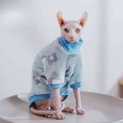 Fleece-lined Thickened Warm Flannel Pet Clothing