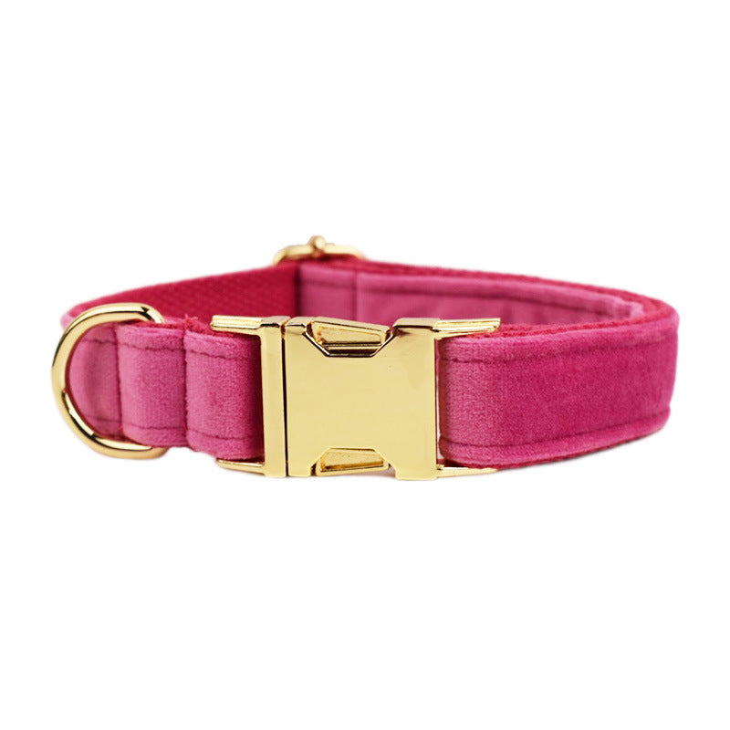 Pet Collar Dog Fabric Velvet