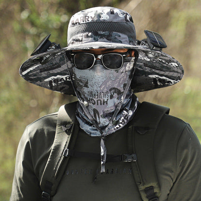 Lithium Battery Fan Solar Wind Protection Hat