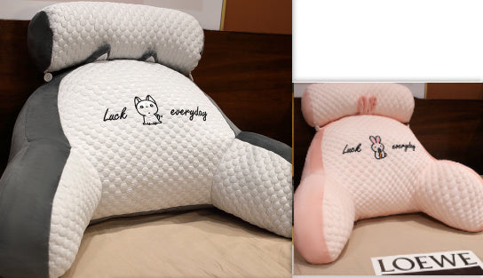 Fluffy Triangle Reading Cushion Lumbar Support
