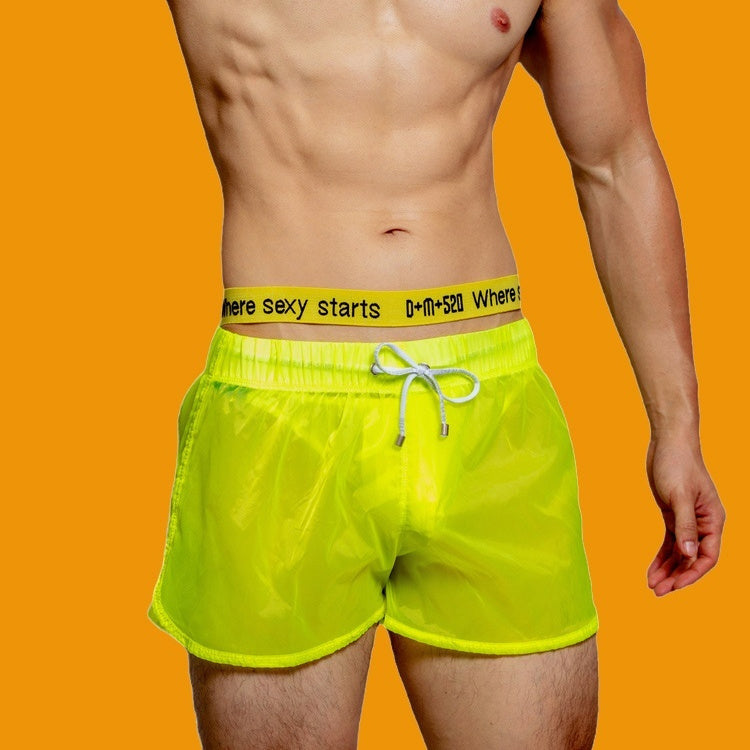 Men's Low Waist Sexy Quick-drying Boxer Pants