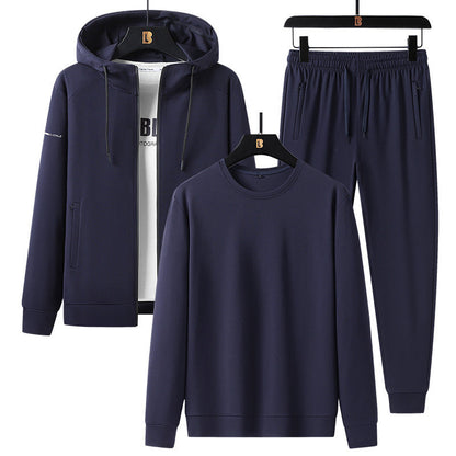 Spring And Autumn Men's Sports And Leisure Suit