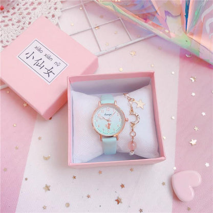 College Style Simple Wild Forest Children's Watch