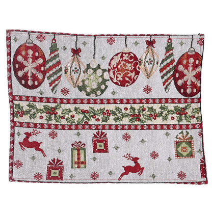 Christmas Knitted Cloth Placemats