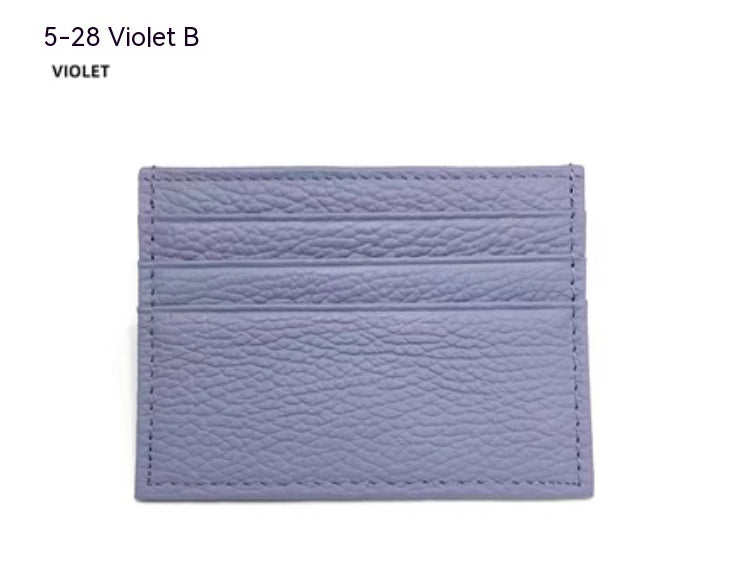 Ultra-Thin Large Capacity Cowhide Card Holder