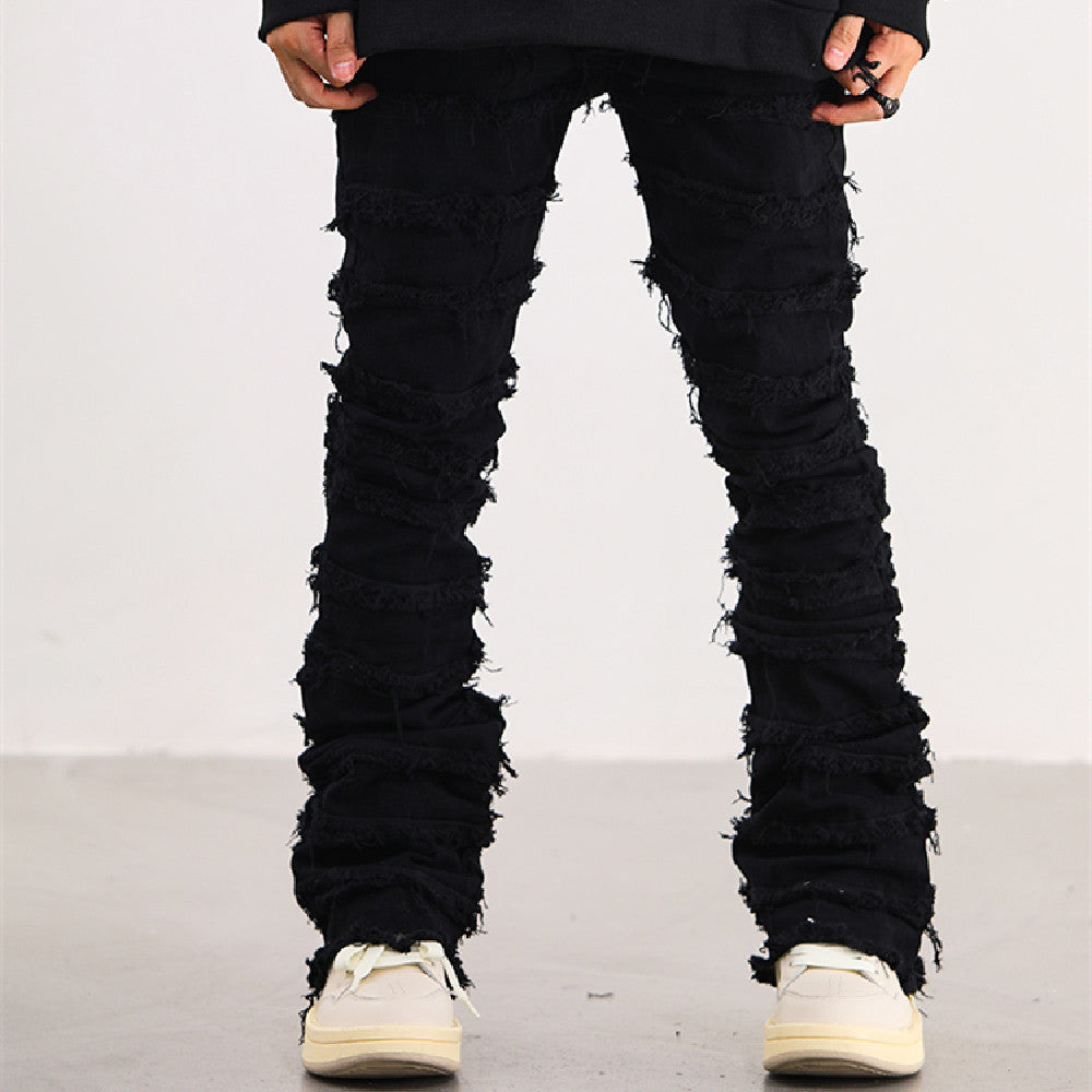 Erosive Destruction Raw Edge High Street Jeans