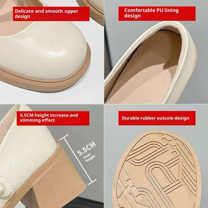 New Spring Loafers British Style Versatile Single-layer Shoes