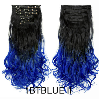 Straight Hair Wig Clip Hair Extension Piece