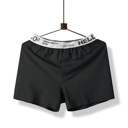 HELLO Men's Pure Cotton Loose Boxer Pants
