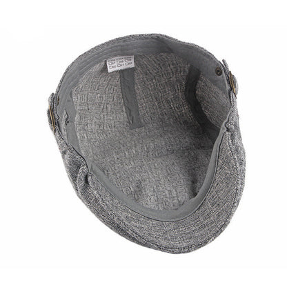 Men's British Retro Breathable Simple Light Board Hat