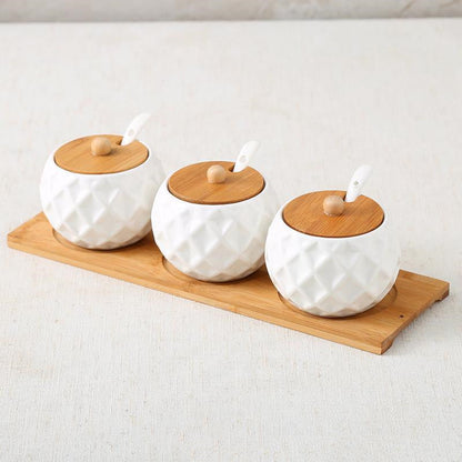Seasoning Jar Bottle Set Household Salt MSG Box