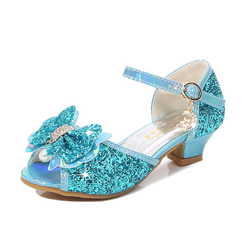 Princess Shoes For Girls New Non-slip Bow