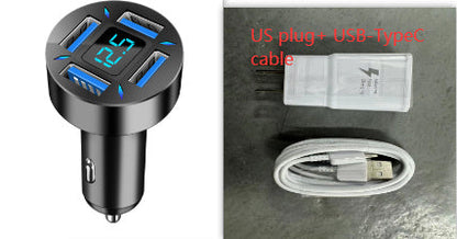 Four-port Car Charger 4USB Car Charger