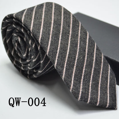 Men's Super Narrow Wool-like Elegant Tie