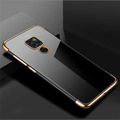 Three Section Tpu Transparent Mobile Phone Case