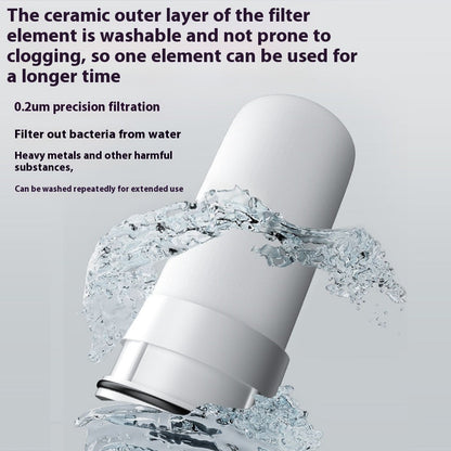Installation-free Faucet Water Purifier Purification Direct Drink Front Filter Household One Machine Two