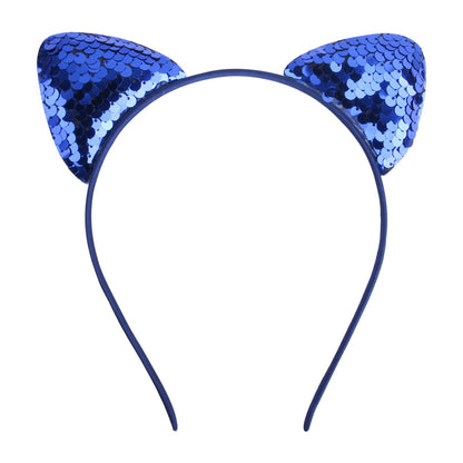 Cartoon Quicksand Headband Sweet Cat Ears