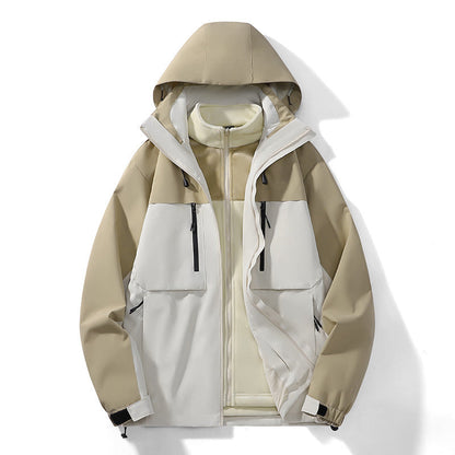 Men's And Women's Three-in-one Spring And Autumn Windproof