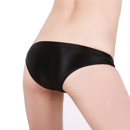 Men's Silky Shiny Low Waist Briefs