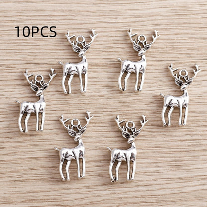 Electroplated Christmas Animal Pendant