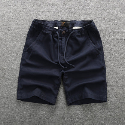 Straight Sports Leisure Five-Point Cotton Work Shorts