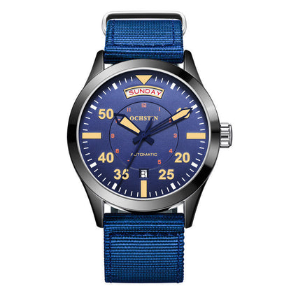 Automatic Mechanical Watch Waterproof Nylon Watch