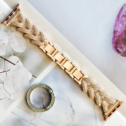 Diamond Metal Strap Classic Style Universal