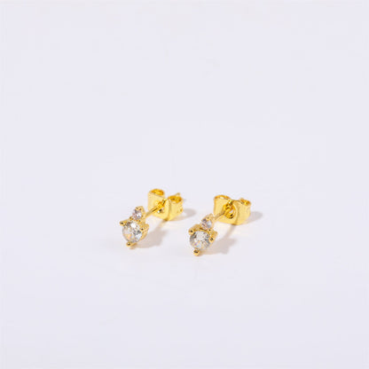 December Birthstone Zircon Earrings