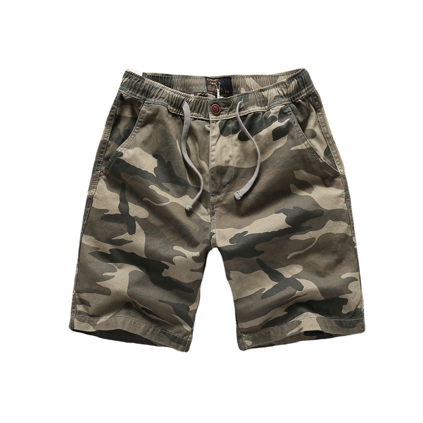 Straight Sports Leisure Five-Point Cotton Work Shorts