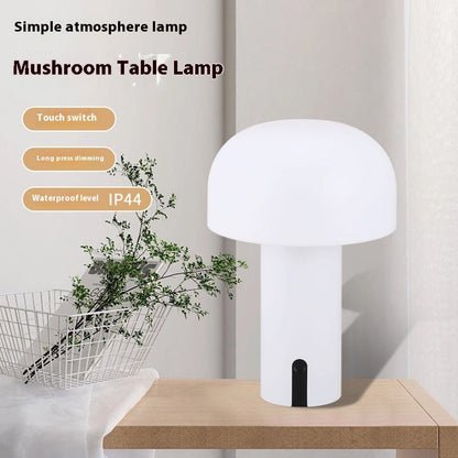 Decorative LED Mushroom Night Light Bedside Touch Table Lamp