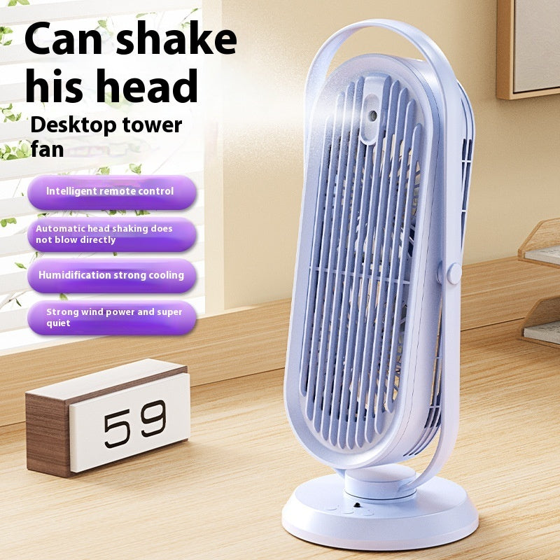 Desktop Spray Fan Remote Battery Humidifier