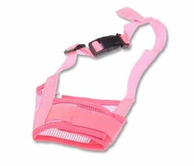 Magic Sticky Pet Nylon Mesh Dog Muzzle Cover