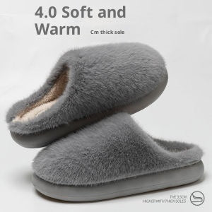 Non-slip Couple Winter Insulated Cotton-padded Shoes Men