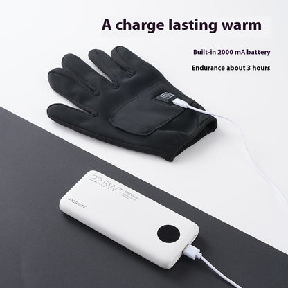 USB Charging Heating Gloves Cold-proof