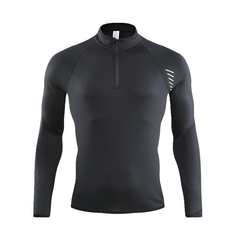 Half Zipper Workout Outdoor Running Quick-drying Clothes